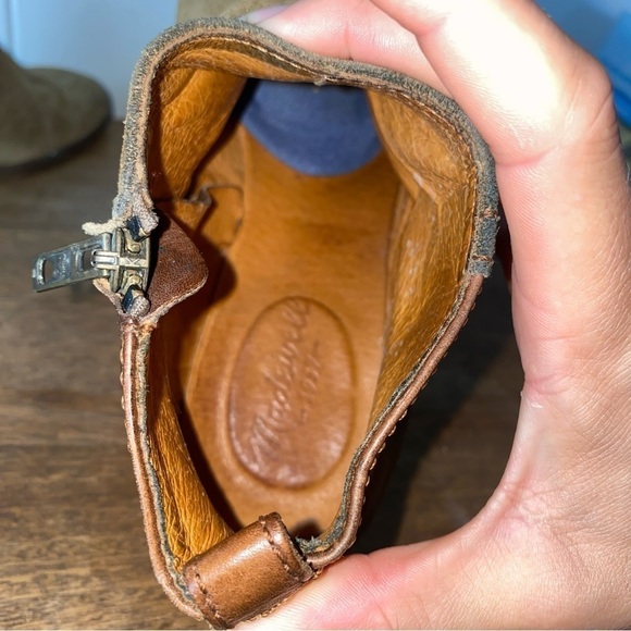 Madewell Charley Leather Suede Ankle Boots in Cigar size 7 - Picture 8 of 10